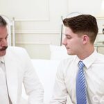 MasonicBoys – Hunky suited silver fox Reece Scott barebacks cute twink