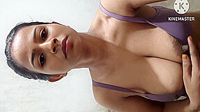 Bhabhi Pressing Her Boobs In Bathroom