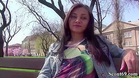 Small Teen 18+ Shrima Bang By Large Jock Stranger