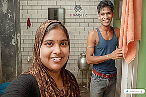 Indian Desi Newaly Merried Beautiful Couple Outdoor By -snapchat143