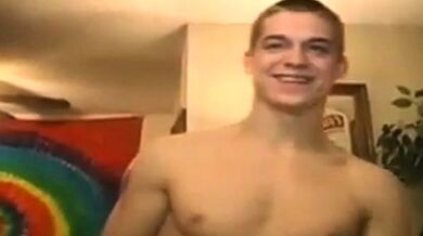 TWO HUNG MATES GIVE IT TO A BLONDE LAD