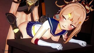 Yoimiya Desk Doggy  -hentai anime