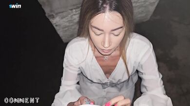 Hottest XXX as milf gets assfuck creampie on very first date in the rain from an