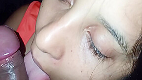 I Squeeze All The Milk Out Of Her Mouth And Swallow All Her Cum