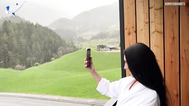 Step mom stuck on balcony, fucked and came in her mouth – greatest XXX!