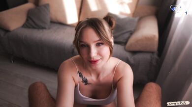 Slim, tattooed step-sister enjoys to deepthroat my fuck-stick and give me a Bald