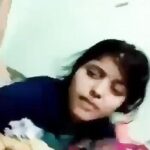 Girlfriend boyfriend enjoying in bed