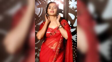 Telugu Short film red saree navel hot kiss nude porn