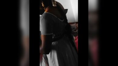 Friend wife saree change