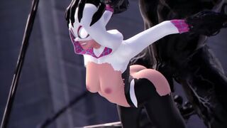 Spider Gwen And Venom En Sub