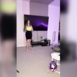 Sexy dame dances for beau and drools on him with gigantic hooters and a wonderfu