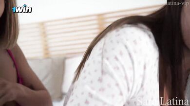 Experience a sizzling red-hot fledgling threeway with my crazy step cousin, Pau