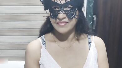 milf babe givng blowjob and take cum in mouth two