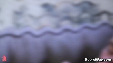 Leather Dom Fucks and Punishes Bound Boy