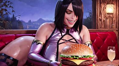 Mileena X Johnny Cage — FAT.ALITY: Love, Burgers & Burned Calories | AI Generated