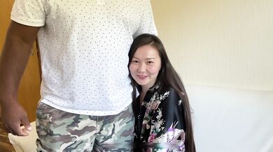 Kazakh Asian Woman On Date With BBC