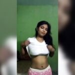 Gouthami reddy manthena removing dress & white bra showing nude boobs in bedroom