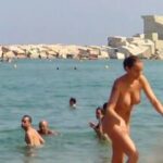Nudist Amateur Voyeur Beach Close-Up Video