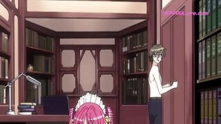 Hentai Maid Teaches Erotic Skills in Passionate Bedroom Play