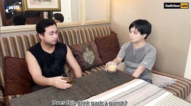 censored face reveal of stepsister with massive caboose getting creampied by Japane