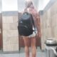 Loud Messy Public Bathroom Squirting
