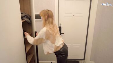 Russian woman didn’t fellate – now she’s a muddy whore, jizzing on boobies and a