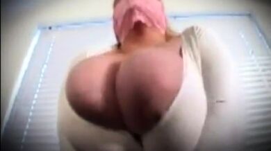 Big-Breasted Grandma Gets Felt Up