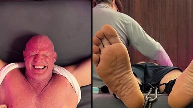 Hunk Turned Pink From Intense Tickles