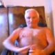 Mature Silver-Haired Man Masturbating Solo