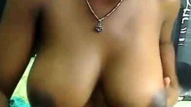 Black Girl Shows Off Her Breasts On Webcam