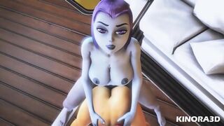 [SFM] Raven Futanari Compilation 4K UHD