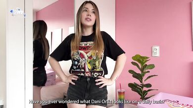 Ravaging in ebony lingerie, Dani Ortiz heats up the dance floor with her congeni