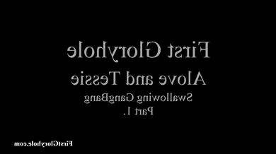 Alove & Tessie, FirstGH, Gangbang Bukkake Part1