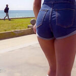 Angelika Grays Rides a Big Wave