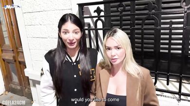 Kourtney and Salome share the thickest pipe in Argentina – 24CM COFLA – in a hor