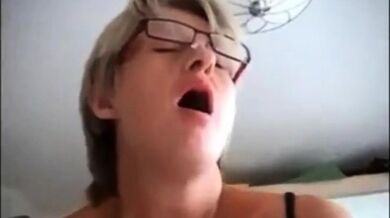 Busty Amateur MILF Gives a Handjob on Webcam