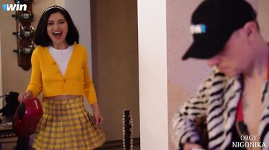 Bella and Darko host an ’80s-style orgy! They penetrate for cash, YES!