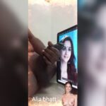 Actress alia bhatt cock tribute
