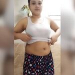 Chubby Milf Gets Naked in Bathroom